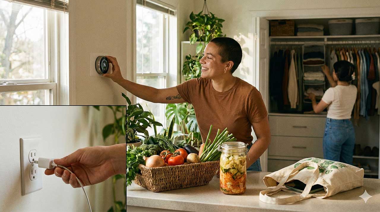 Resoluções de Ano Novo simples permitem poupar dinheiro e ajudar o planeta